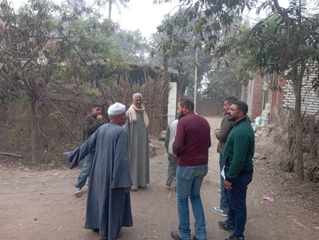 جانب من المعاينة