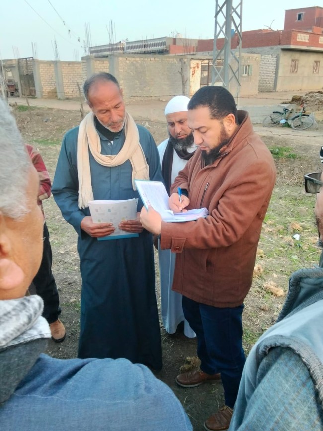 النائب محمود رشاد حبيب يتفقد نجع "أولاد عيسى" ببلقطر لبحث إنشاء مدرسة تعليم أساسي جديدة