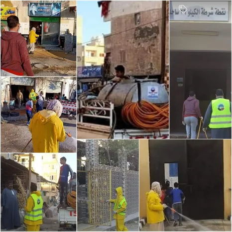 "النور" بالأسكندرية يشارك في حملة تطهير المؤسسات والشوارع