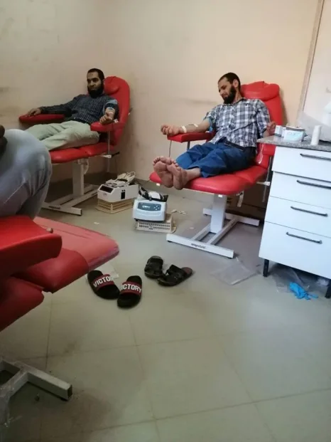 النور بالبحيرة: أمانة رشيد تشارك في حملة نقطة حياة للتبرع بالدم