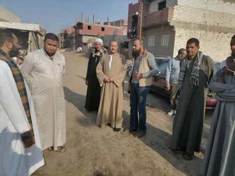بالصور.. "مسعود": استلام أرض محطات الصرف بـ "الزيتون" و "الحمام"