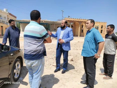 "عمليات التنقيب" و"تجديد خط المواسير"..أهم البنود "أبوخطيب" يناقشها مع "رئيس المدينة" بأبوالمطامير