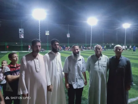 "حمدي" يشارك فى افتتاح ملعب "الملقة" ضمن مباردة حياة كريمة