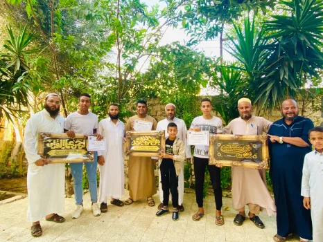 بالصور.."النور" بالحمام يكرم أوائل الثانوية العامة