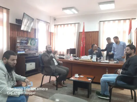 بالصور| خالد أبو خطيب يناقش مشاكل "النوبارية" مع المسئولين.. ويعقد لقاءً بالمواطنين