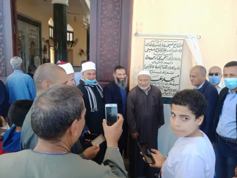 بحضور "حمدي".. افتتاح "مسجد عاداه الشرقية" بسيدي غازي بكفر الدوار