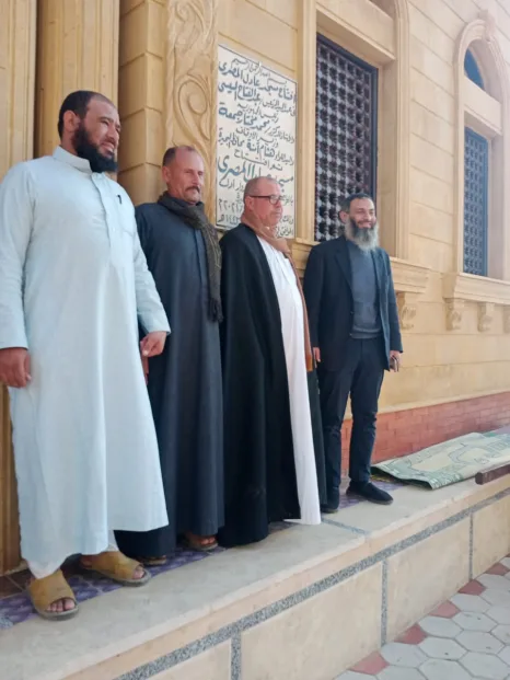 بالصور| بحضور "حمدي".. افتتاح "مسجد السيد شاهين" بكوم إشو كفر الدوار