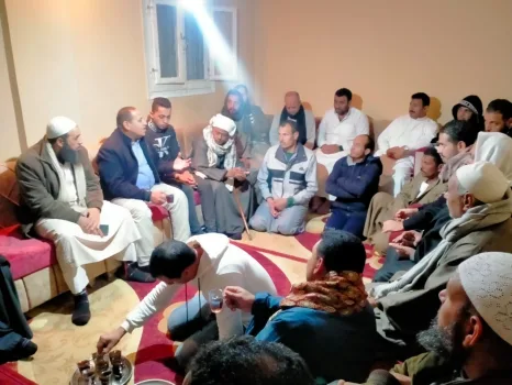 أحمد العرجاوي يلتقي بأهالي مجلس قرية جواد حسني وتوابعها لمناقشة مشاكلهم والسعي في حلها