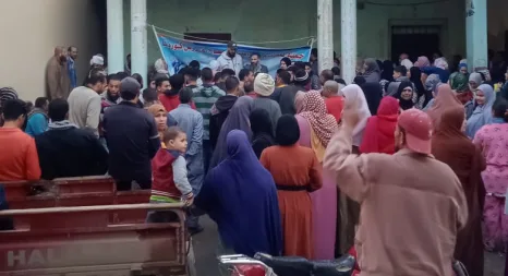 برعاية النائب أحمد حمدي.. إقبال كبير على حمله لتطعيم المواطنين ضد كورونا بعزبة الشريف