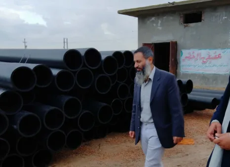أحمد حمدي: حل مشكلة المياه بـ"كوم إشو" بعد استبدال مواسير الاسبستوس بمواسير بولي إيثلين