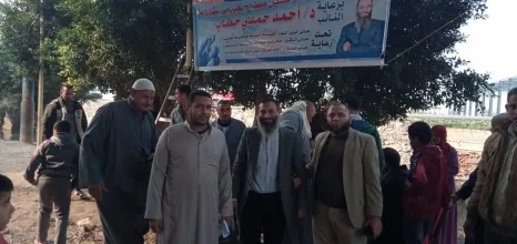برعاية النائب أحمد حمدي.. إقبال كبير على حمله لتطعيم المواطنين ضد كورونا في منطقة كوم البركة عزبة (رفلة و القدايسة)