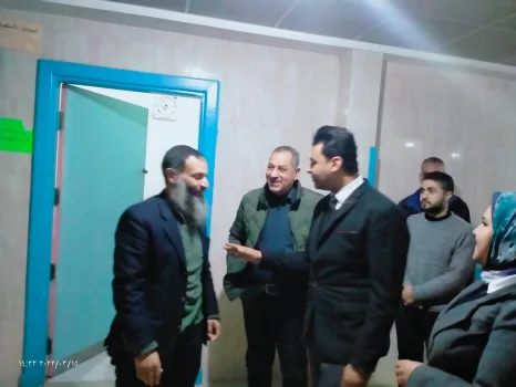 أحمد حمدي يزور مستشفى الشاملة.. ويؤكد: نبذل قصارى جهدنا لتشغيل المستشفى بكامل طاقتها