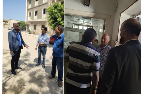 عبدالمنعم عبدالعليم يتفقد مستشفى طامية المركزي.. ويؤكد: المحافظ وجه بإنهاء أعمال ترميم مبنى الاستقبال والباطنة