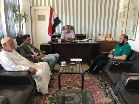 "أبوخطيب" يناقش تبطين وتغطية بعض الترع وترعة الحاجر داخل الكتله السكانيه بأبوالمطامير
