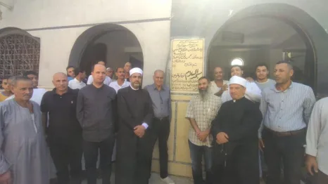 النائب أحمد حمدي يشارك الأهالي في افتتاح مسجد الفرنساوي بـ"بولين" بحضور مدير إدارة الأوقاف بالبحيرة