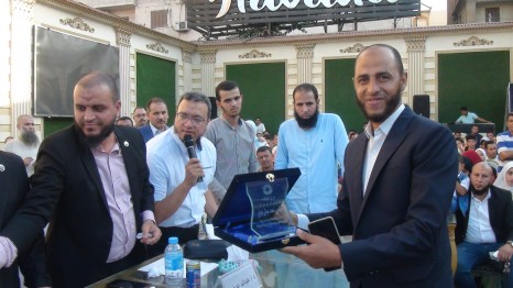 جانب من تكريم أسر أبناء حزب النور الذين توفوا أثناء تأدية عملهم