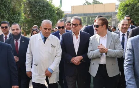 النائب محمود تركي يرافق نائب رئيس الوزراء ووزير الصحة في جولة تفقدية لمتابعة المشروعات الصحية بالمنوفية