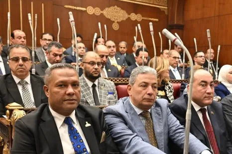 النائب زين العابدين كامل يشارك في الجلسة العامة لمجلس الشيوخ لمناقشة قانون الضريبة على العقارات المبنية