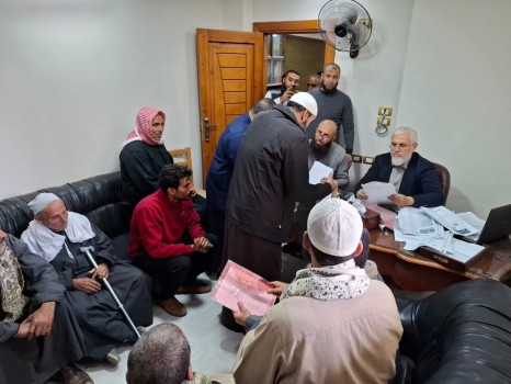 استقبال النائب محمد مصطفى خليفة للمواطنين بمكتبه