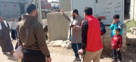 بين أهالي عزبة بيومي الوكيل.. النائب محمود رشاد حبيب يتابع مطالب المواطنين بنقل محول الكهرباء وتوصيل الغاز