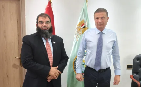 جانب من لقاء النائب حمادة سليمان مع وزير الزراعة